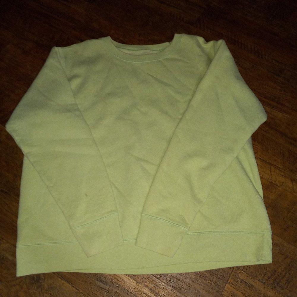 lime green Crewneck